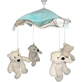 Scribbles Blue Musical Mobile by Glenna Jean