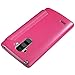 LG G Stylo Case - 3C-Aone Sparkle Quick Window Smart Wake up / Sleep Pu Leather Cover Hard Plastic Case Shell for LG G Stylo H631 MS631 LS770 | LG G4 Stylus(NOT Compatible for LG G4) (Pink)