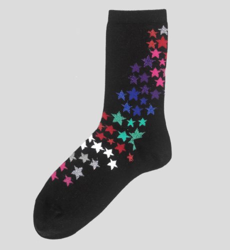 Cotton Rich Spray Star Socks