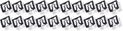 New! Chevy Impala Rear Window Molding Clips - 20pc 65 66