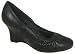 Garage Shoes - Wetherby - Women's Wedge Heel Shoe - Black Size 7 UK