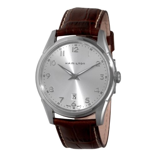 Hamilton Men's H38511553 Jazzmaster Thinline Silver Dial Watch