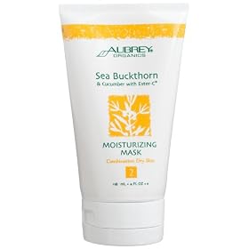 Aubrey Organics Sea Buckthorn & Cucumber with Ester-C Moisturizin Mask, 4-Ounce Bottles (Pack of 2)