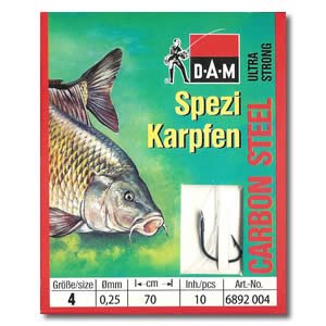 DAM Spezi Karpfen Vorfachhaken Gr.6