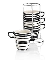 4 Stripe Stacking Mugs 4 Stripe Stacking Mugs
