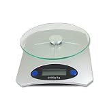 eSecure - DIGITAL LCD ELECTRONIC GLASS KITCHEN POSTAL SCALES 5KG - 5000g