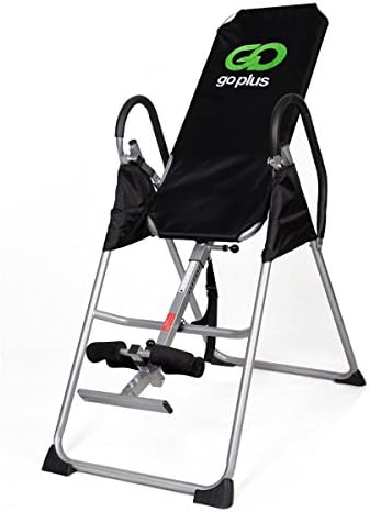 ComfyZone Inversion Table Fitness Back Pain Relief Chiropractic Table Nylon