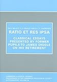 Ratio et res ipsa : classical essays presented by former pupils to James Diggle on his retirement