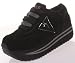 VOLATILE Inspiration Womens Black Suede Wedge Platform Shoes