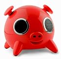 Amethyst MIP Touch Sensitive Mobile iPig Speaker Dock - Red