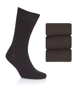 3 Pairs Of Collezione Assorted Socks With Silk