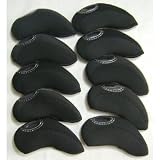 H09 Golf Club Headcover Neoprene Iron Head Cover 10pcs Black