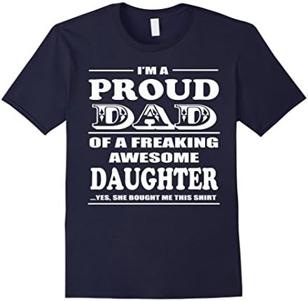 Men's funny t shirts for dad as a Gift Medium Navy