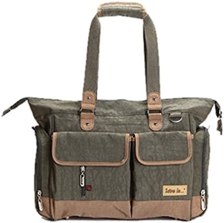 Skinly Dad Diaper Nappy Bag with Changing Pad Dark Green Size M