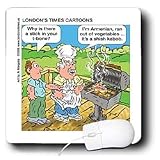 Londons Times Funny Russian and Armenian Cartoons - Armenians Love Their Kabobs - Mouse Pads