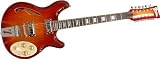 Italia Rimini 12 String Electric Guitar Beautiful Gloss Cherry Burst Semi Hollow Body