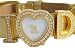 Dolce And Gabbana Gold Tone Leather Ladies Watch - DW0004