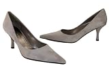 Nine West Womens Nuncio Medium Grey Suede Dress Heels
