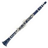 Cecilio 2Series Blue B Flat Clarinet w/ Hard Shell Carrying Case and Accessories