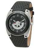 Best sale price for DFactory Men's DFI021YBB White Label Gray Dial Black Leather Strap Watch. Free Shipping.
