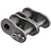 HKK Double Strand Roller Offset Link, Cottered, Carbon Steel
