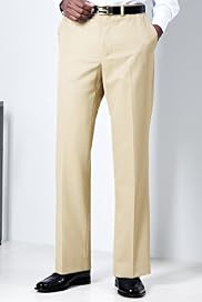 Crease Resistant Flat Front Trousers