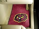 Temple Owls universal fit Carpet 2 Pc Car Floor Mat (Rug)