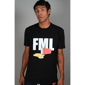Entree Entree lifestyle fml beer pong Black,T-shirts for Men