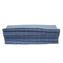 TaskBrand HD-S7501 Blue Interfold Heavy Duty Spunlace Cleaning Wipers in 150 Count Dispenser Case