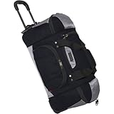 Kenneth Cole Reaction Luggage Take A Bow 22 Inch Wheeled Duffel Bag, Black, Medium