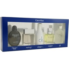 Calvin Klein Variety by Calvin Klein For Men. Set-5 Piece Mens Mini Variety