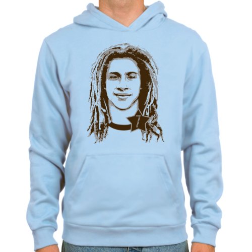 Kapuzensweater Henrik Larsson ::: Farbauswahl: skyblue oder weiß ::: Größen: S-XXL ::: Fußball-Kult