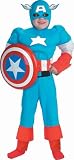 from Cesar UK Marvel Captain America Muscle Costume - 3/5 Years