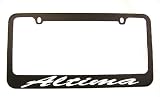 Altima Black License Plate Frame with 2 Free Caps