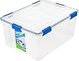 Ziploc WeatherShield Storage Box Set, Large Deep, 4-Piece Set