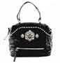 Guess Blondie Large Satchel Black Vinyl Ladies Handbag