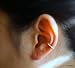 107) No Piercing Cartilage Hoop Twisted Wire Ear Cuff- Sterling Silver