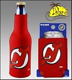 SET OF 2 NEW JERSEY DEVILS CAN & BOTTLE KOOZIE COOLER