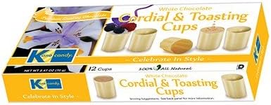 Kane Candy White Chocolate Cordial Cups (Set of 12)
