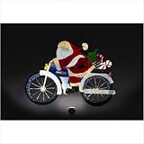 Motorcycle Santa Lawn Decoration