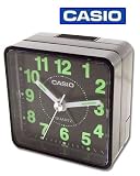 Casio TQ140-1 Travel Quartz Beep Alarm Clock (Black)