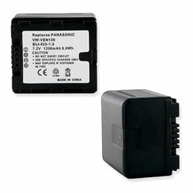 Camcorder Battery for Panasonic HDC-HS900 Replaces VW-VBN123
