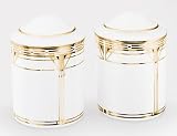Review Noritake Co., Inc.  / Noritake Paramount Palmer Gold Salt & Pepper Shakers 2.75-in.