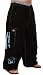 USC Ghast String Raver 22 in Dance Pants , XXX-Small 25-28 Inch Waist, Black with Blue Stitching