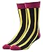 Men's Combed Cotton Colorful Dress Casual Crew Socks 6-7 Pack (7SET1)
