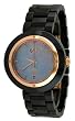 Oniss #ON609-LRG Petite Size Unique Collection MOP Dial Black Ceramic Swiss Quartz Watch
