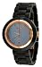 Oniss #ON609-LRG Petite Size Unique Collection MOP Dial Black Ceramic Swiss Quartz Watch