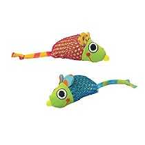 Petstages 327 Catnip Chew Mice Cat Catnip Toss and Bat Toy
