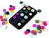 Incipio Dotties Case for Apple iPhone 3G/3GS - Black with Combination of Dot Colors