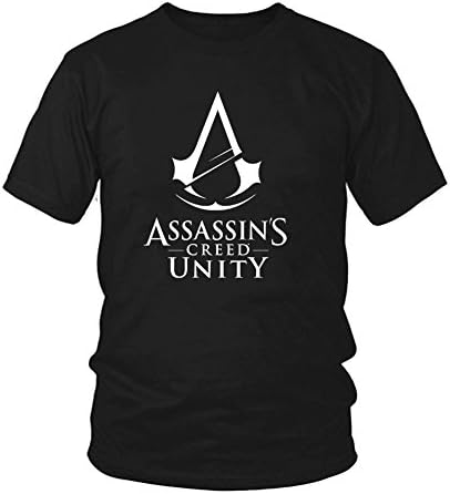 TeeKingdom Fashion Crows Assassin's Creed Unity Mens T Shirt (Medium, A0160-black)